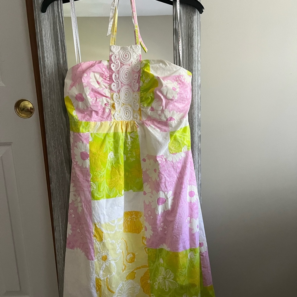 Lilly Pulitzer Pink and White Dress